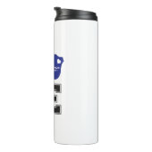 Personalize Loveハートバッジ警察サポート タンブラー (回転右)