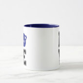 Personalize Loveハートバッジ警察 マグカップ (中央)