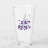 Personalize Lupus Support彼女の戦いは私のボクシング タンブラーグラス (裏面)