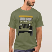 Personalize Military Veteran vintage Army Vehicle Tシャツ (正面)