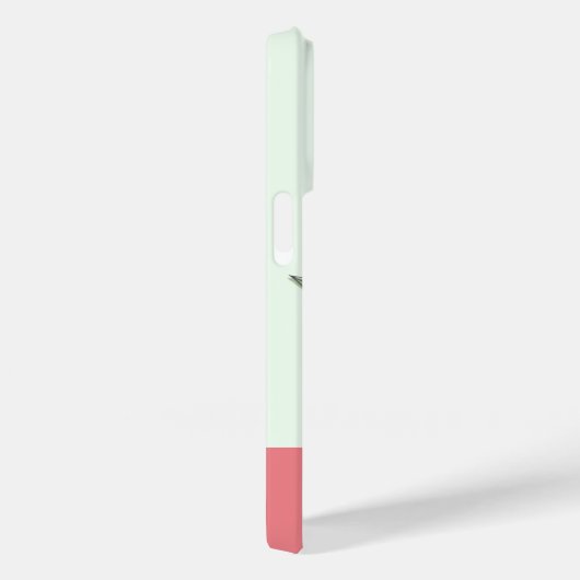 personalize name modern floral Case-Mate iPhoneケース (裏面 / 右)