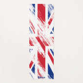 Personalize Old Vintage Grunge United Kingdom Flag ヨガマット (正面)