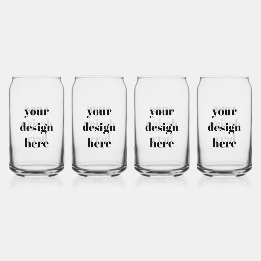 Personalize or Customize ガラス缶 (正面)