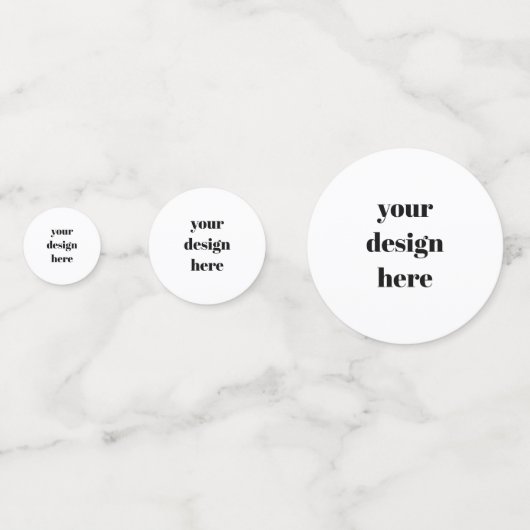 Personalize or Customize  コンフェッティ (正面)