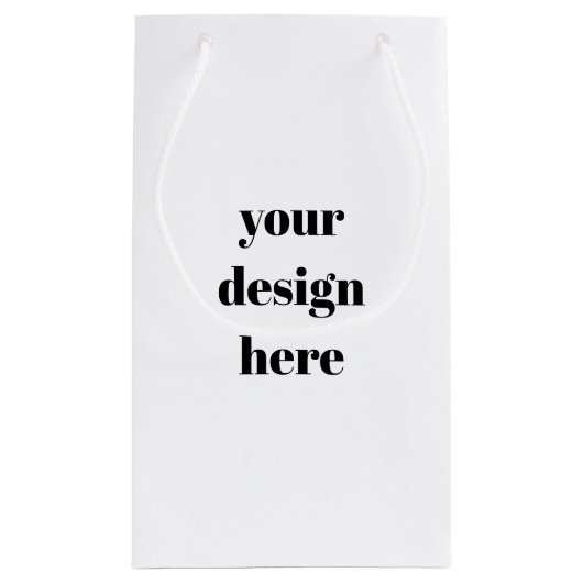 Personalize or Customize  スモールペーパーバッグ (裏面)