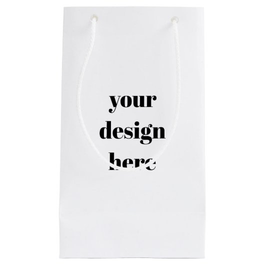 Personalize or Customize スモールペーパーバッグ (正面)