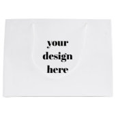 Personalize or Customize  ラージペーパーバッグ (正面)