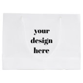 Personalize or Customize  ラージペーパーバッグ (裏面)