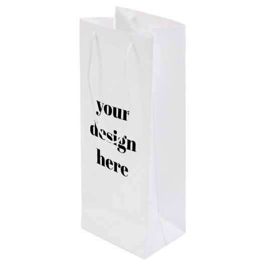 Personalize or Customize  ワインギフトバッグ (裏面アングル)