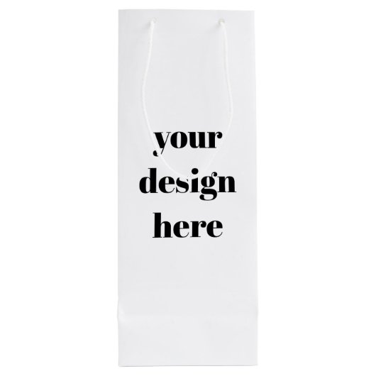 Personalize or Customize  ワインギフトバッグ (裏面)