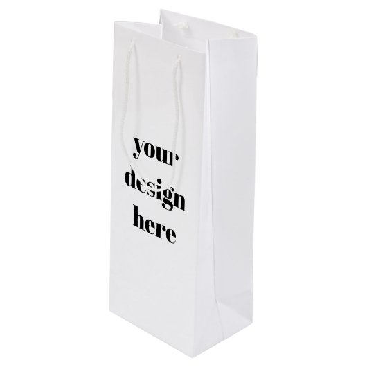 Personalize or Customize  ワインギフトバッグ (正面アングル)