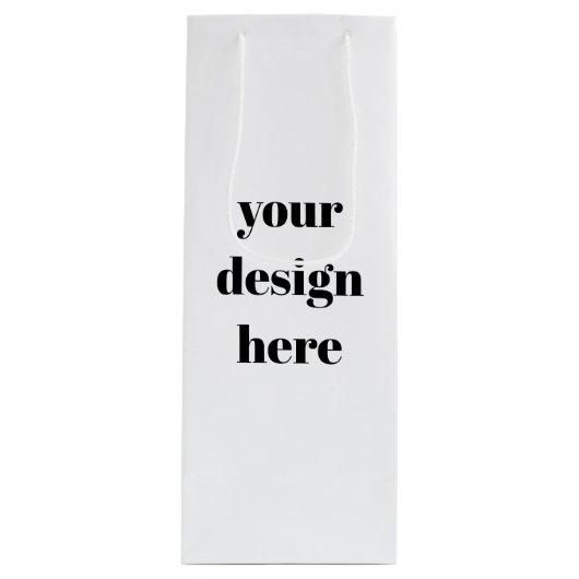 Personalize or Customize  ワインギフトバッグ (正面)