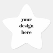 Personalize or Customize  星シール (正面)