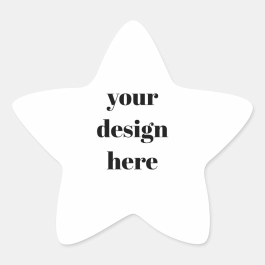 Personalize or Customize  星シール (正面)