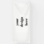 Personalize or Customize  横断幕 (縦)