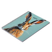 PERSONALIZE Painted Rabbit | Notebook Journal ノートブック (左側)