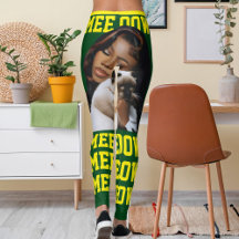 Personalize Pet Cat Mom Forest Green Yellow Photo