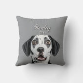 personalize pet name & picture クッション (裏面)