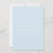 Personalize Peter the rabbit写真ありがとう サンキューカード (裏面)