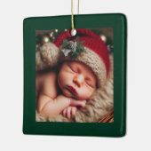 Personalize Photo Ceramic Squareオーナメント セラミックオーナメント (左)