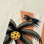 PERSONALIZE Pickleballビーチブリーズ&バックハンド ビーチタオル (インサイチュ)