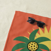 PERSONALIZE Pickleball Paradise Tournament Club ビーチタオル (インサイチュ)