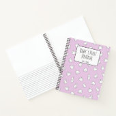 Personalize Polar Bear Pink Baby's First Journal ノートブック (内部)