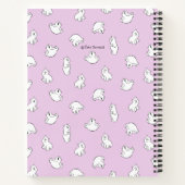 Personalize Polar Bear Pink Baby's First Journal ノートブック (裏面)