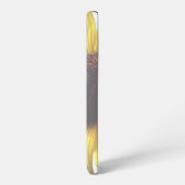 Personalize Pretty Yellow Sunflower Samsung Galaxyケース (左側面)