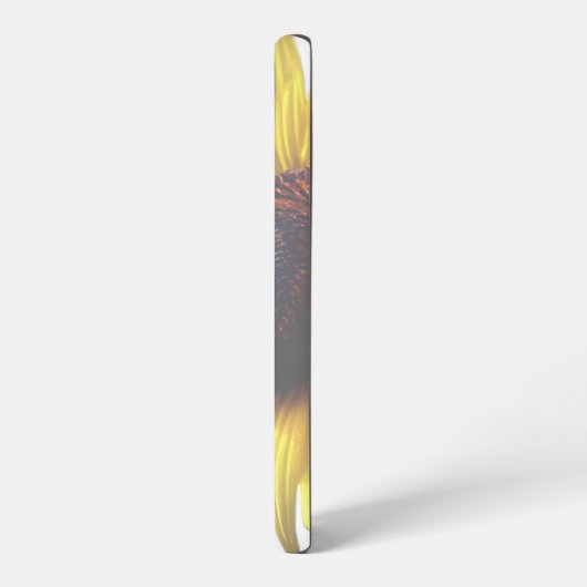 Personalize Pretty Yellow Sunflower Samsung Galaxyケース (左側面)