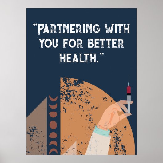 Personalize quotes for hospital, medical center  ポスター (正面)