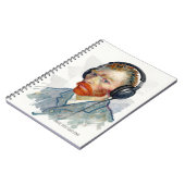 Personalize Rocking Vincent Portrait Notebook ノートブック (左側)
