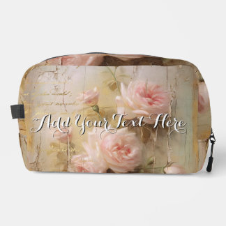 Personalize Romantic Roses Cosmetic Toiletry Bag ドップキット