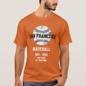 Personalize San Francisco, Baseball, 2023 Tシャツ (正面)