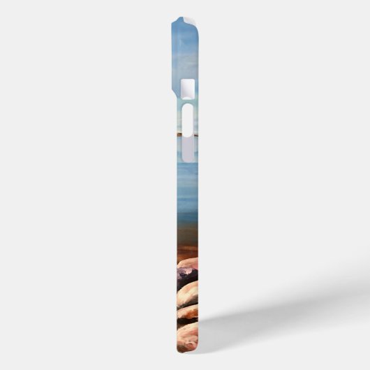 PERSONALIZE SERENE OCEANVIEW /アーストーン絵を描ズ Case-Mate iPhoneケース (裏面 / 左)