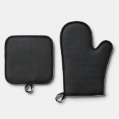 Personalize Set of 2 Kitchen Oven Mitt Potholder 鍋つかみ&鍋敷きセット (裏面)