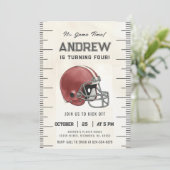 Personalize Sport Football Birthday 招待状 (スタンド正面)