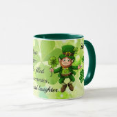 Personalize St. Patrick's Day Leprechaun Coffee マグカップ (正面右)