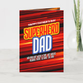 Personalize SuperHeroパパ カード (正面)