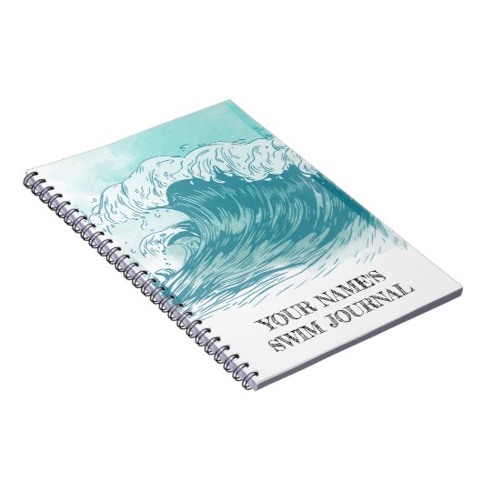 *PERSONALIZE* Swim Journal ノートブック (右側)
