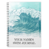 *PERSONALIZE* Swim Journal ノートブック (正面)