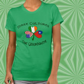 Personalize Taiwan China Ireland USA Shamrock Tシャツ