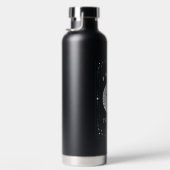 Personalize Tarot Add Name Custom Text Zodiac Sign ウォーターボトル (右面)
