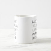 Personalize Text Mug with Your Words Customizable  コーヒーマグカップ (中央)