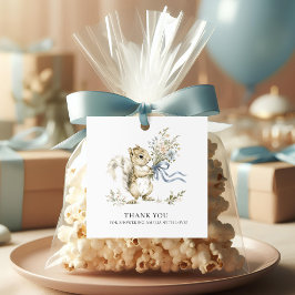 Personalize Thank You Squirrel Baby Shower  フェイバータグ