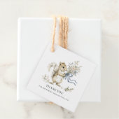 Personalize Thank You Squirrel Baby Shower  フェイバータグ (インサイチュ)