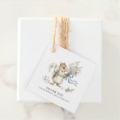 Personalize Thank You Squirrel Baby Shower  フェイバータグ (インサイチュ)