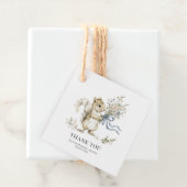 Personalize Thank You Squirrel Baby Shower  フェイバータグ (インサイチュ)