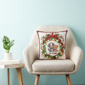 Personalize this Unique Christmas Throw Pillow クッション (椅子)