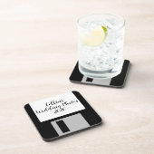 Personalize Wedding Photos Floppy Disk Coaster - 6 コースター (右側)